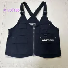 CAMP7 ブラック ベスト 130