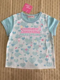 Mezzo Piano みみぽぽウエディング可愛いTシャツ 130サイズ mezzo piano - 激レア✨メゾピアノ みみぽぽ 総柄 ピンク 長袖 Tシャツ