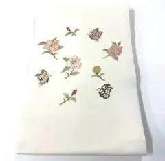 正絹塩瀬刺繍 名古屋仕立て名古屋帯