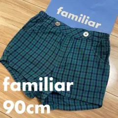 ファミリア　半ズボン／ショートパンツ　90☆ミキハウス　バーバリー