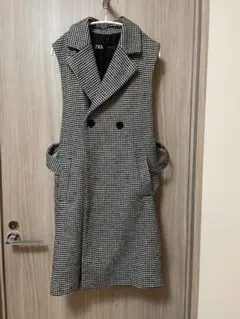 zara▪️千鳥格子柄ベスト　ジレ　ジャケット