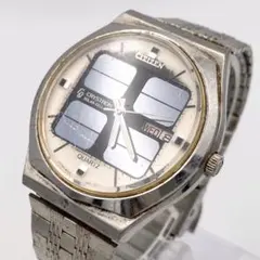 超ヴィンテージ CITIZEN CRYSTRON SOLAR CELL 腕時計