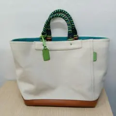 COACH コーチ ブリーカー キャンバス ビーチ トートバッグ 70897