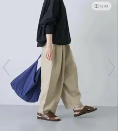 新品未開封タグ付き　かぐれ　リネンボリュームパンツ　　アーバンリサーチ かぐれ 新品タグ付き リネンボリュームパンツ アーバンリサーチ