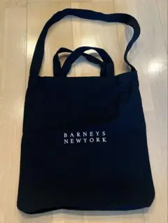 BARNEYS NEW YORK キャンバストートバッグ ブラック バッグ