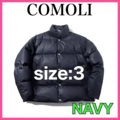 24AW COMOLI コットンナイロンダウンジャケット　2 COMOLI (コモリ) コットンナイロン ダウン