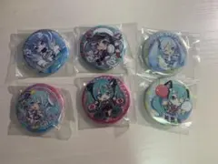 マジカルミライ SNOW MIKU 初音ミク 缶バッジ 6個セット