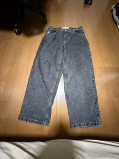 BIG BOY ブラックデニムパンツ ワイドレッグ 正規品⭕️ Lサイズ