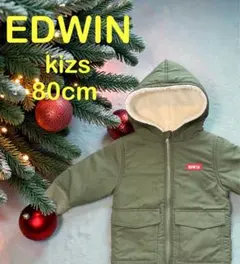 【新品未使用！】EDWIN キッズジャケット 80cm オリーブグリーン