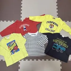 長袖Tシャツ5セット⭐︎ロンT⭐︎ブリーズ・ＬＳＰ・ユニクロ⭐︎サイズ90