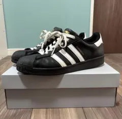 激レアadidas スーパースター スエード ブラック 黒 レザー 本革 