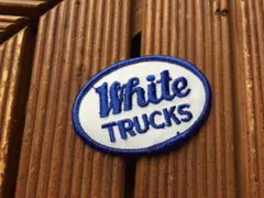 【70's White Truck ワッペン】ビンテージ ホワイトトラック