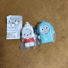 산리오 フォトフレームマスコット2 ポチャッコ ハンギョドン