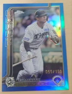 topps chrome npb 原口文仁 055/150 阪神タイガース