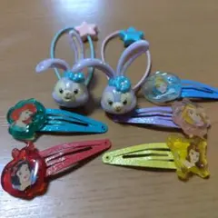 香港ディズニー ステラルー＆ディズニープリンセス ヘアアクセサリーセット