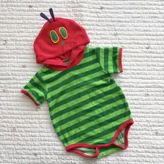 80 はらぺこあおむし なりきり　ベビー　ロンパース　エリックカール