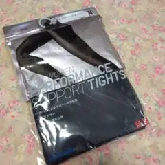 ユニクロ エアリズム パフォーマンスサポートタイツ M ブラック woman