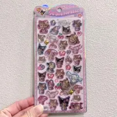 うるちゅるポップシール　日焼け　日焼けキティ　サンリオ　クロミ　マイメロ　正規品
