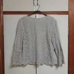 新品 ♡ alpha cubic アルファ キュービック ♡ ブラウス レースのサムネイル
