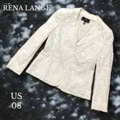 【RENA LANGE 】パンチングレーステーラードジャケット US 08
