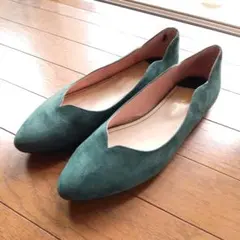 【連休値下げ中】オリエンタルトラフィック Vカットフラットパンプス