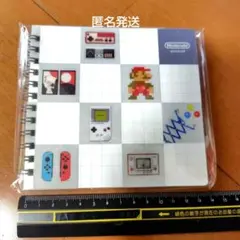 ニンテンドーミュージアム限定 リングノート メモ帳 マリオ ドット絵 8bit