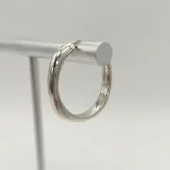 片方のみ Tiffany クッション スクエア フープ ピアス SV925