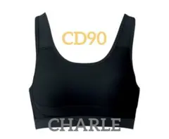 シャルレ スポーツブラジャー CD75 ブラック FW111 スポーツブラ 新品 