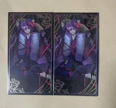 渡会雲雀　妖怪万化　お札風カード　にじさんじ