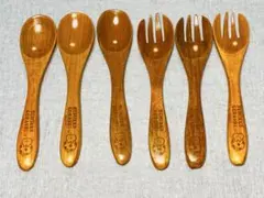すみっコぐらし 木製カトラリー スプーン フォーク セット6点セット