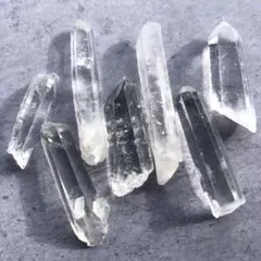 【大きめ！バーコード模様美】レムリアンシードクリスタル　水晶　ポイント1