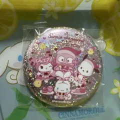 サンリオキャラクターズ　キラキラBIG缶バッチ