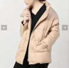 ダウンジャケット　ベージュ