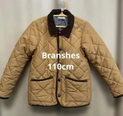Branshes キルティングジャケット 110cm イエロー、ブラウン系