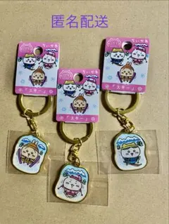 ちいかわ　リゾート限定　ご当地キーホルダー　スキー　3点セット