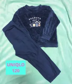 UNIQLO PEANUTS パジャマセット 120 スヌーピー