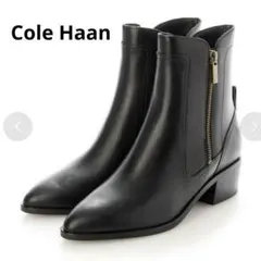 サイドゴアブーツ ブラック 中ヒール