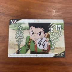 ハンターハンター 銀だこ 第2弾 No.017 ゴン カード