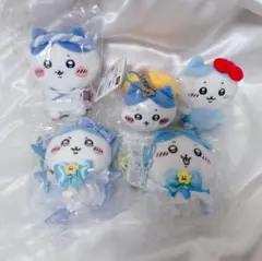 ハチワレ ぬいぐるみ キーホルダー マスコット 5点セット まとめ売り