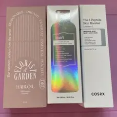 F&Gヘアオイル1点/Klairs COSRXスキンケア 2セット（3点）