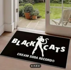 BLACKCATS　ブラックキャッツ　マット　ラグ