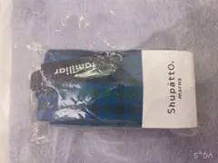 ファミリア シュパット エコバッグ ミニマル M 青系チェック