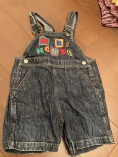 Miki House デニムオーバーオール