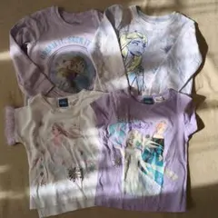 アナと雪の女王トレーナーとTシャツ 4点セット