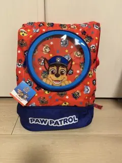 新品未使用　PAW PATROL ナップザック 赤/青　チェイスのサムネイル