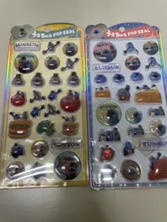 『正規品』うるちゅるポップシール　パペットスンスン　ノンノン　スンスン　2点