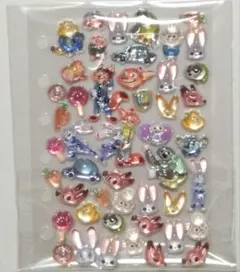 ボンボンドロップシール　おすそ分け　A7リフィル1枚分　ズートピア　ディズニー