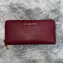 MICHAEL KORS バーガンディ 長財布 マイケルコース