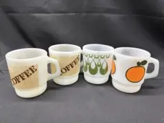 USED FireKing ファイヤーキング USA スタッキング マグ