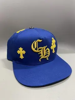 CHROME HEARTS キャップ ブルー イエロー - メルカリ